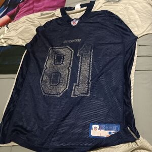Navy and Cream Football Jersey